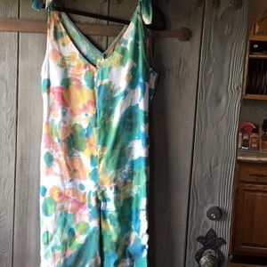 EUC Hand Painted Long Romper